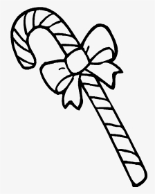 Candy Cane Colouring Page, HD Png Download, Transparent PNG