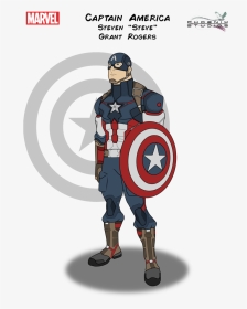 By Kyle A Mcdonald - Avengers Assemble Tv Series Captain America, HD Png Download, Transparent PNG
