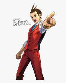 Apollo Justice Objection Pose, HD Png Download, Transparent PNG