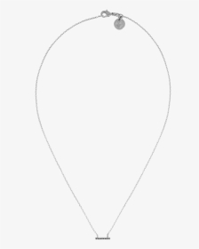 Collar Glitter White Triangle Baño Oro - Necklace, HD Png Download, Transparent PNG