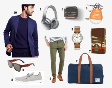 Travel Outfits For Long Flights Men, HD Png Download, Transparent PNG