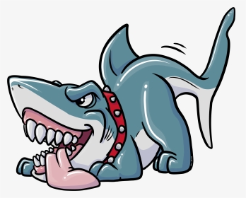 Shark Dog Cartoon, HD Png Download, Transparent PNG