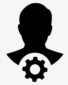 Person Gear - Woman Gears Icon Png, Transparent Png, Transparent PNG