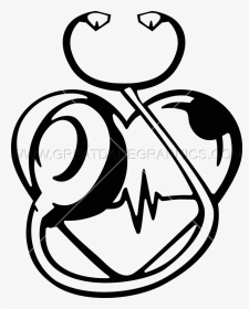 Heart Stethoscope Clipart Free Graphic Royalty Free, HD Png Download, Transparent PNG