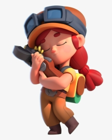 Brawl Stars Spike And Jessie, HD Png Download, Transparent PNG