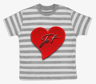 T-shirt Bébé À Rayures Je T Aime Par Emotionstudio - Shirt Fennec, HD Png Download, Transparent PNG