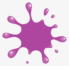 Purple Paint Splat, HD Png Download, Transparent PNG