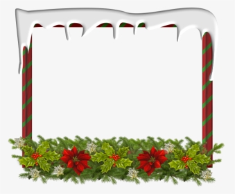 Cadres - White Christmas Frame Png, Transparent Png, Transparent PNG