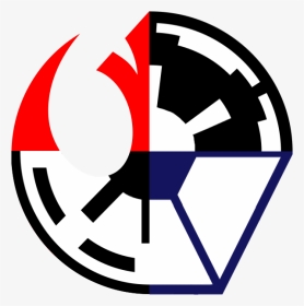 Star Wars 7 Clipart Picture Black And White Image - Galactic Empire Logo Png, Transparent Png, Transparent PNG