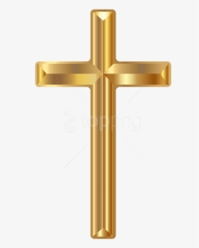 Free Png Download Gold Cross Png Images Background - Transparent Background Gold Cross Png, Png Download, Transparent PNG