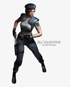 Resident Evil Jill Valentine Police, HD Png Download, Transparent PNG