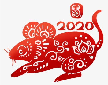 Chinese New Year Rat Png, Transparent Png, Transparent PNG