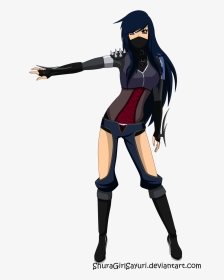 Anime Girl Shinobi Outfit, HD Png Download, Transparent PNG