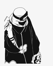 Kisame Black And White, HD Png Download, Transparent PNG