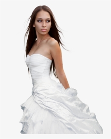 Bride Transparent Background Png - Girl In Wedding Dress Transparent, Png Download, Transparent PNG