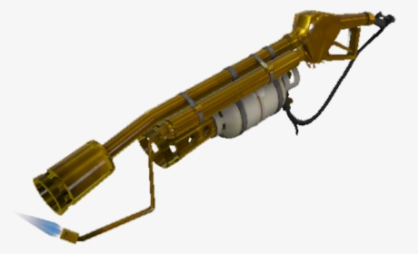 Military - Team Fortress 2 Australium Flamethrower, HD Png Download, Transparent PNG