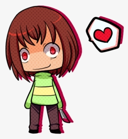 Png Library Download Chara Transparent Cute - Draw Chibi Chara Undertale, Png Download, Transparent PNG