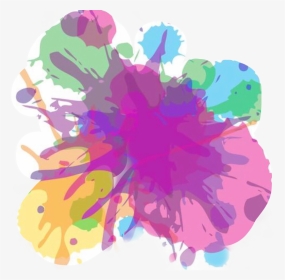 #splash #pastel #colors #freetoedit - Transparent Color Splash Vector, HD Png Download, Transparent PNG