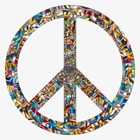 Prismatic Peace Sign 16 No Background Icons Png - Peace Sign With No Background, Transparent Png, Transparent PNG