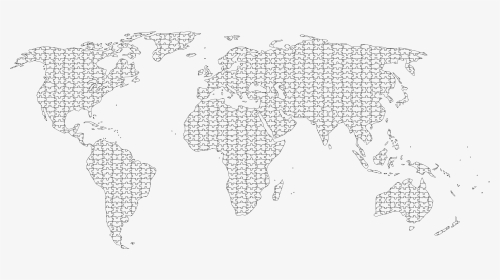 Transparent Map Of World Png - Map, Png Download, Transparent PNG