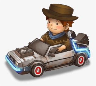 Delorean Time Machine Toy Back To The Future, HD Png Download, Transparent PNG
