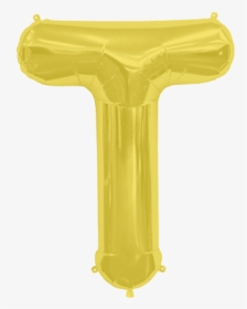 Letter Balloon T Gold 36 - Bone, HD Png Download, Transparent PNG