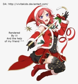 Tumblr Ng8ooslufp1tmrotho1 1280 By Vivit - Transparent Christmas Anime Girl, HD Png Download, Transparent PNG
