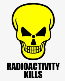 Skull Smiling Radioactivity Kills - Evil Easy Skull Drawing, HD Png Download, Transparent PNG