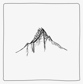 Mountains Of The Pnw Illustration - Sketch, HD Png Download, Transparent PNG