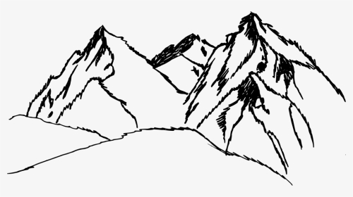 Mountain Drawing Png, Transparent Png, Transparent PNG