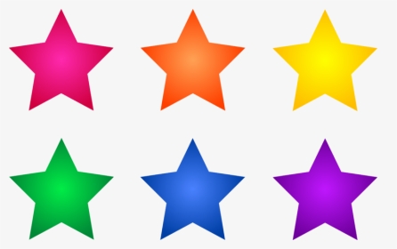 Clipart Stars Free Images 2 Clipartbarn New Year Clip - Colorful Stars Clip Art, HD Png Download, Transparent PNG