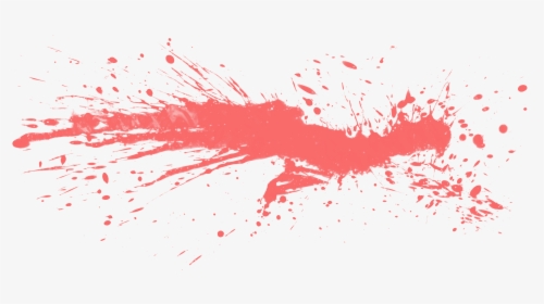 Blood On A Transparent Background - Long Paint Splatter, HD Png Download, Transparent PNG