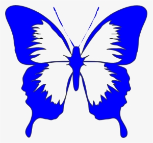 Black And White Butterfly Icon, HD Png Download, Transparent PNG