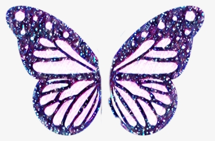 #freetoedit #wings #butterfly #galazy #purple #blue - Big Butterfly Pictures For Drawing, HD Png Download, Transparent PNG