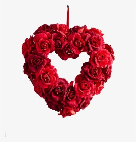 Foam Rose Heart Wreath, HD Png Download, Transparent PNG