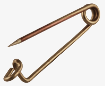 Safety Needle Brass - Brass, HD Png Download, Transparent PNG