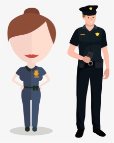 Policeman Police Officer Cartoon, HD Png Download, Transparent PNG