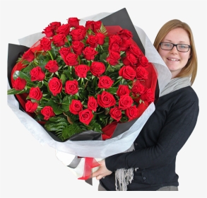 50 Red Rose Bouquet, HD Png Download, Transparent PNG