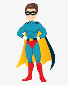 Picture Character Traits Sh - Superhero Man Clipart, HD Png Download, Transparent PNG