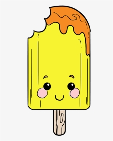 How To Draw A - Cute Popsicle, HD Png Download, Transparent PNG