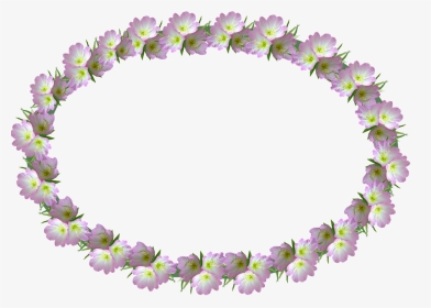 กรอบ รูป ดอกไม้ สีชมพู Png, Transparent Png, Transparent PNG