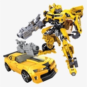 Bumblebee And Optimus Prime Action Figureaction Figuregamers - Transformers The Last Knight Deluxe Bumblebee, HD Png Download, Transparent PNG