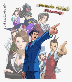 Phoenix Wright Ace Attorney Fanart, HD Png Download, Transparent PNG