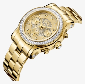 Jbw Laurel J6330a Gold Gold Diamond Watch Angle - Analog Watch, HD Png Download, Transparent PNG