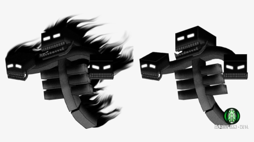 Minecraft Wither Skeleton Wallpaper 26418 - Minecraft Wither Boss Png, Transparent Png, Transparent PNG