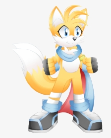 Sonic Tails Blue Scarf, HD Png Download, Transparent PNG