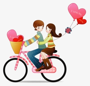 B *✿* Valentines Day Couple, Love Valentines, Wedding - Valentines Day Romantic Cartoon, HD Png Download, Transparent PNG