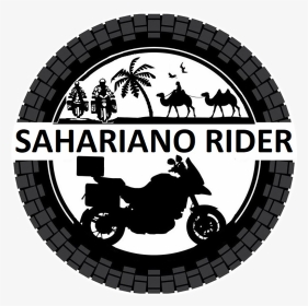 Sahariano Rider - Moto Off Road Silhouette, HD Png Download, Transparent PNG