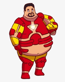 Fat Iron Man Meme, HD Png Download, Transparent PNG