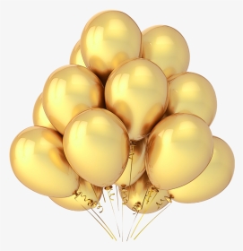 Transparent Black And Gold Balloons Png - Transparent Background Gold ...